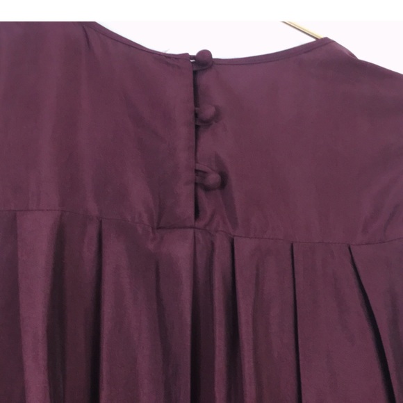 Lela rose silk mulberry midi dress - Picture 7 of 7